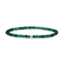 Sparkling Jewels Petrol Green Quartz Saturn 4mm Armband SBG-GEM52-ADD-4MM