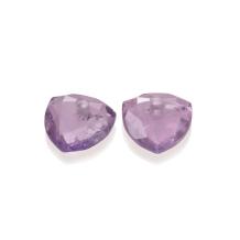 Sparkling Jewels Eardrops Amethyst Trillion EAGEM05-TRI