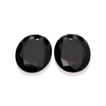 Sparkling Jewels Eardrops Onyx Round Oval EAGEM07-RO