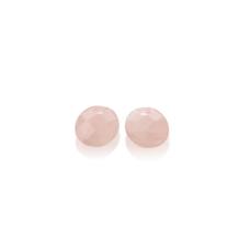 Sparkling Jewels Eardrops Rose Quartz Twist Oval EAGEM13-SO