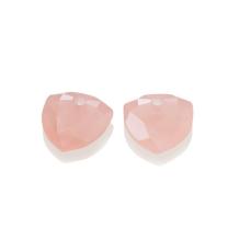 Sparkling Jewels Eardrops Rose Quartz Trillion EAGEM13-TRI