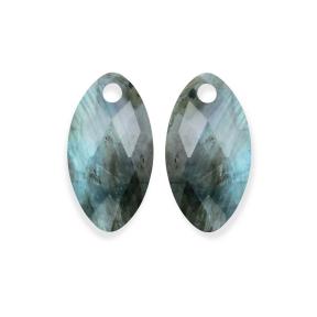 sparkling jewels earring editions facet labradorite ear leaf eardrops eagem18-fclf-s