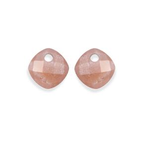 Sparkling Jewels Eardrops Sunstone?Cushion Cut EAGEM58-CC
