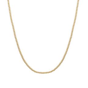 sparkling jewels Essential Beaded Necklace NLK-G-2MM