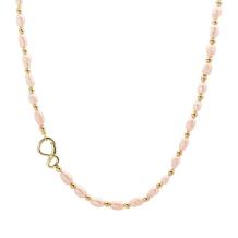 Sparkling Jewels Link Ketting Peach Pearl Mix NLK03G-P03-045