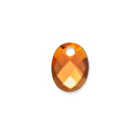 Sparkling Jewels Hanger Medium Oval Citrine Quartz PENGEM38-MO