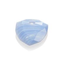 Sparkling Jewels Hanger Blue Lace Agate Trillion Cut PENGEM47-TRI