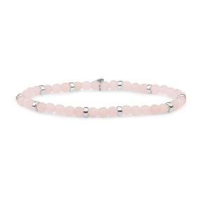 Sparkling Jewels Rose Quartz Roundel Interstellar Armband SB-GEM13-MIX-RDL