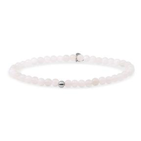 Sparkling Jewels Moonstoon Saturn Silver 4mm Armband SB-GEM54-ADD-4MM