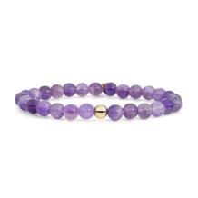 Sparkling Jewels Amethyst Saturn 6mm Armband SBG-GEM05-ADD-6MM
