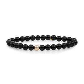 Sparkling Jewels Additional Onyx Saturn 6mm Armband SBG-GEM07-ADD-6MM