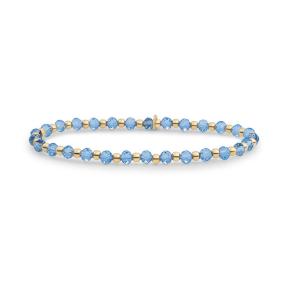 sparkling jewels armband Aquamarine Quartz interstellar sbg-gem56-3mm-mix