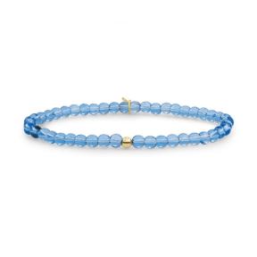 Sparkling Jewels Additional Aquamarine Quartz Saturn 4mm Armband SBG-GEM56-ADD-4MM
