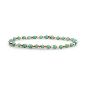 sparkling jewels armband Rich Green Amazonite interstellar sbg-gem57-3mm-mix
