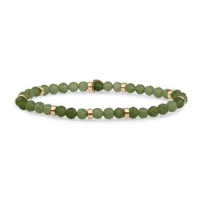 Sparkling Jewels Lime Jade Roundel Interstellar Armband SBG-GEM64-MIX-RDL