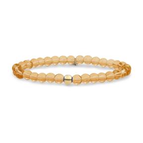 Sparkling Jewels Light Citrine Quartz Saturn 6mm Armband SBG-GEM65-ADD-6MM
