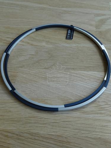 Step by Step Collier 300148-blauw-zilver Donkerblauw