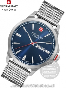 swiss military hanowa day date classic horloge 06-3346.04.003