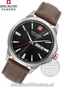 swiss military hanowa day date classic horloge 06-4346.04.007