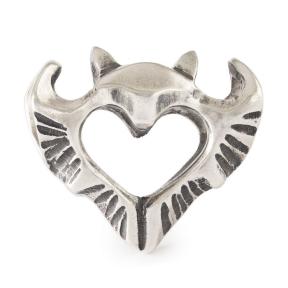 Trollbeads kraal Harten Vleermuis TAGBE-10290