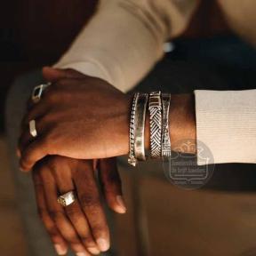 Taj Amsterdam zilveren Aodh armband MB09