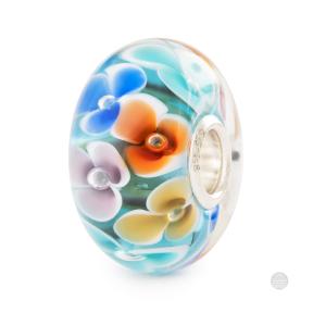 Trollbeads Droombloesem glas kraal TGLBE-10225