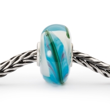 Trollbeads Veer van aanwezigheid glas kraal TGLBE-20295