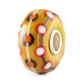 Trollbeads Kaneelpauze glas kraal TGLBE-20470