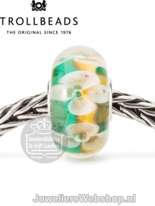 Trollbeads Laan van het Geluk glas kraal TGLBE-20103