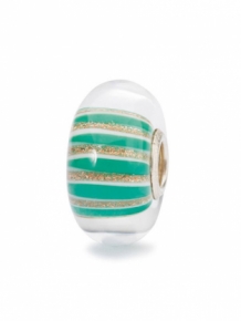 trollbeads kraal glitterstreep TGLBE-10429
