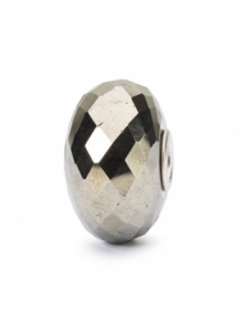 trollbeads kraal pyriet grijs zilver