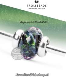 Trollbeads TGLBE-30036 Magie van het Noorderlicht kraal