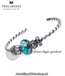 Trollbeads TAGBE-00139 stopper zilver geoxideerd
