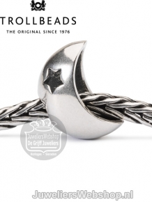 Trollbeads Maan en Sterren kraal TAGBE-10209