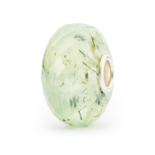 trollbeads kraal Prehniet met Getourmalineerde kwarts TSTBE-20041