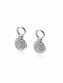 Zinzi Oorbedels ovaal zirconia zich1674