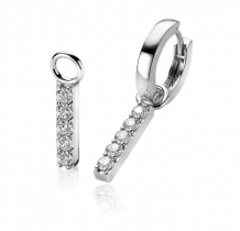 zinzi ZICH2142 creoolhangers wit