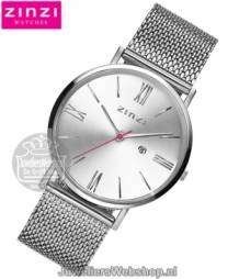 zinzi ziw502m roman horloge zilver