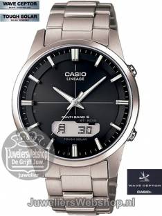 Casio horloge LCW-M170TD-1AER Wave Ceptor Radio Controlled Solar Titanium