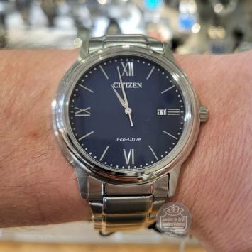 citizen eco drive sport horloge AW1670-82L Blauw