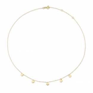 Jackie Gold Discs Necklace JKN20.045