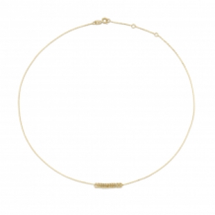 Jackie Gold Eleven Rings Necklace JKN20.086