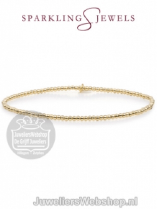 sparkling jewels armband all shine gold saturn 2mm sb-g-2mm-add