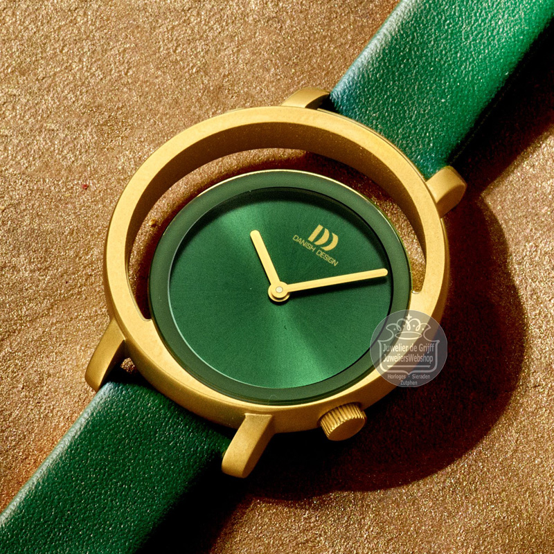 Danish Design horloge Pico Pinea IV32Q1271 Groen Goud - Afbeelding 4