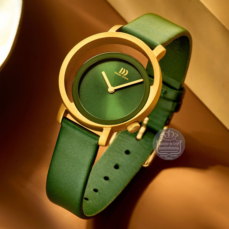 Danish Design horloge Pico Pinea IV32Q1271 Groen Goud - Afbeelding 3