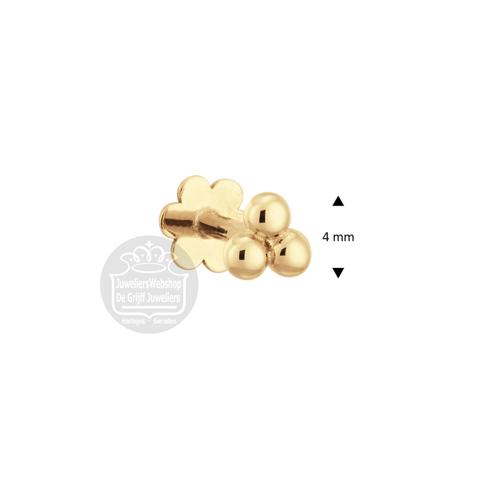 Jackie Gold Triple Ball Piercing JKP24.432 - Afbeelding 4