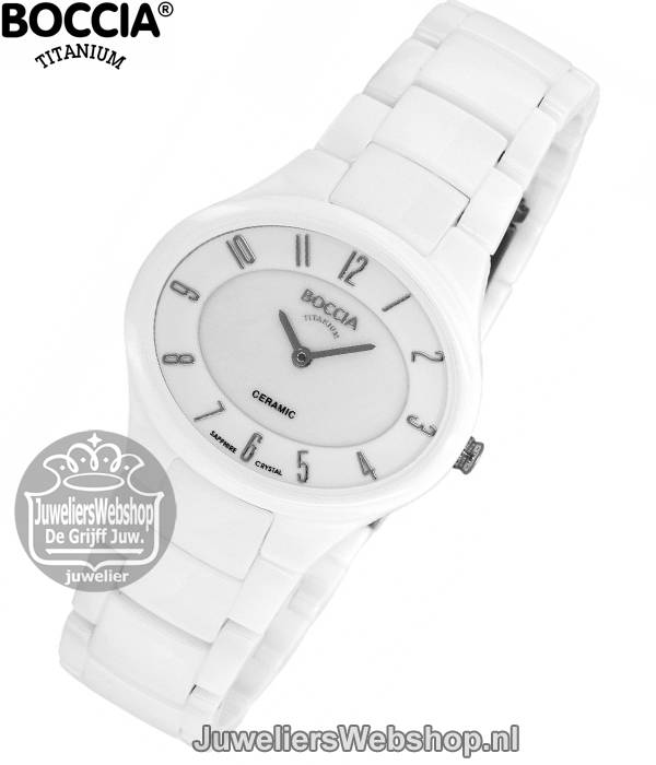 Boccia 3216-01 horloge dames titanium - Afbeelding 3