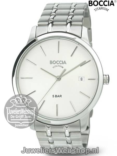 Boccia 3582-01 horloge heren titanium - Afbeelding 3
