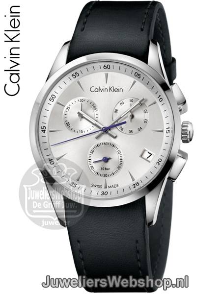 Calvin Klein horloge Bold K5A271C6 Chrono - Afbeelding 4