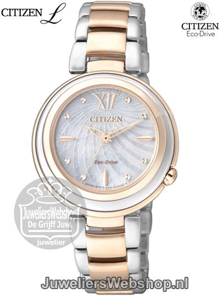 Citizen EM0335-51D horloge dames Eco-Drive Bi Color - Afbeelding 3